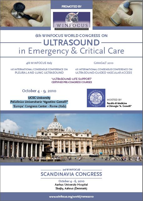 6th WINFOCUS WORLD CONGRESS ON ULTRASOUND in Emergency & Critical Care