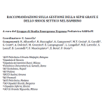 GESTIONE DELLA SEPSI GRAVE