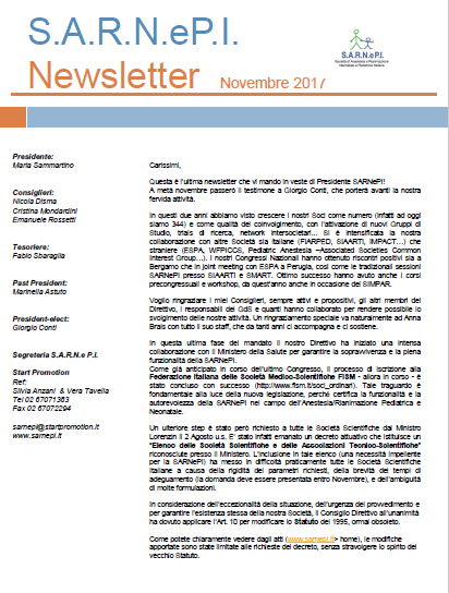 News Letters Aprile 2017